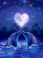 Без бренда «Дельфины под луной вида сердца» в Туле