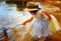 Без бренда «Девочка пытается спасти мяч» в Туле