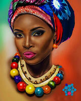 Без бренда «Портрет яркой женщины» в Туле в интернет-магазине  Без бренда «Портрет яркой женщины» в Туле