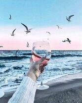 Без бренда «Бокал вина и рассветное море» в Туле в интернет-магазине  Без бренда «Бокал вина и рассветное море» в Туле