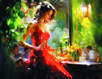 Без бренда «Милая девушка с бокалом шампанского» в Туле