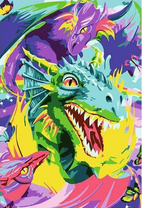 Без бренда «Стая ярких дракончиков» в Туле в интернет-магазине  Без бренда «Стая ярких дракончиков» в Туле