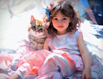 Без бренда «Девочка и пушистая кошечка» в Туле