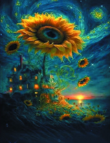 Без бренда «Фэнтези сюжет с подсолнухом» в Туле в интернет-магазине  Без бренда «Фэнтези сюжет с подсолнухом» в Туле