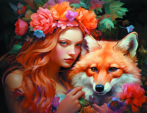 Без бренда «Рыжая девушка и рыжая лисица» в Туле