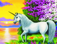 Без бренда «Белый единорог на фоне заката» в Туле