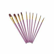 Без бренда «Кисти для рисования набор (10 шт) сиреневые» в Туле