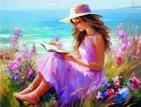 Без бренда «Девочка читает на берегу» в Туле в интернет-магазине  Без бренда «Девочка читает на берегу» в Туле